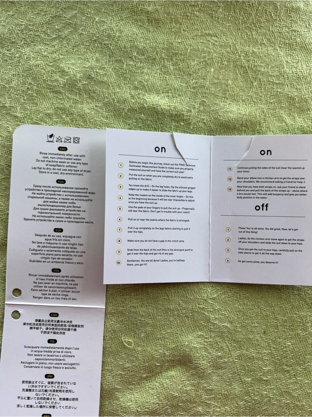 Finis tech swim skins bundle. Size 24 - Picture 15 of 16
